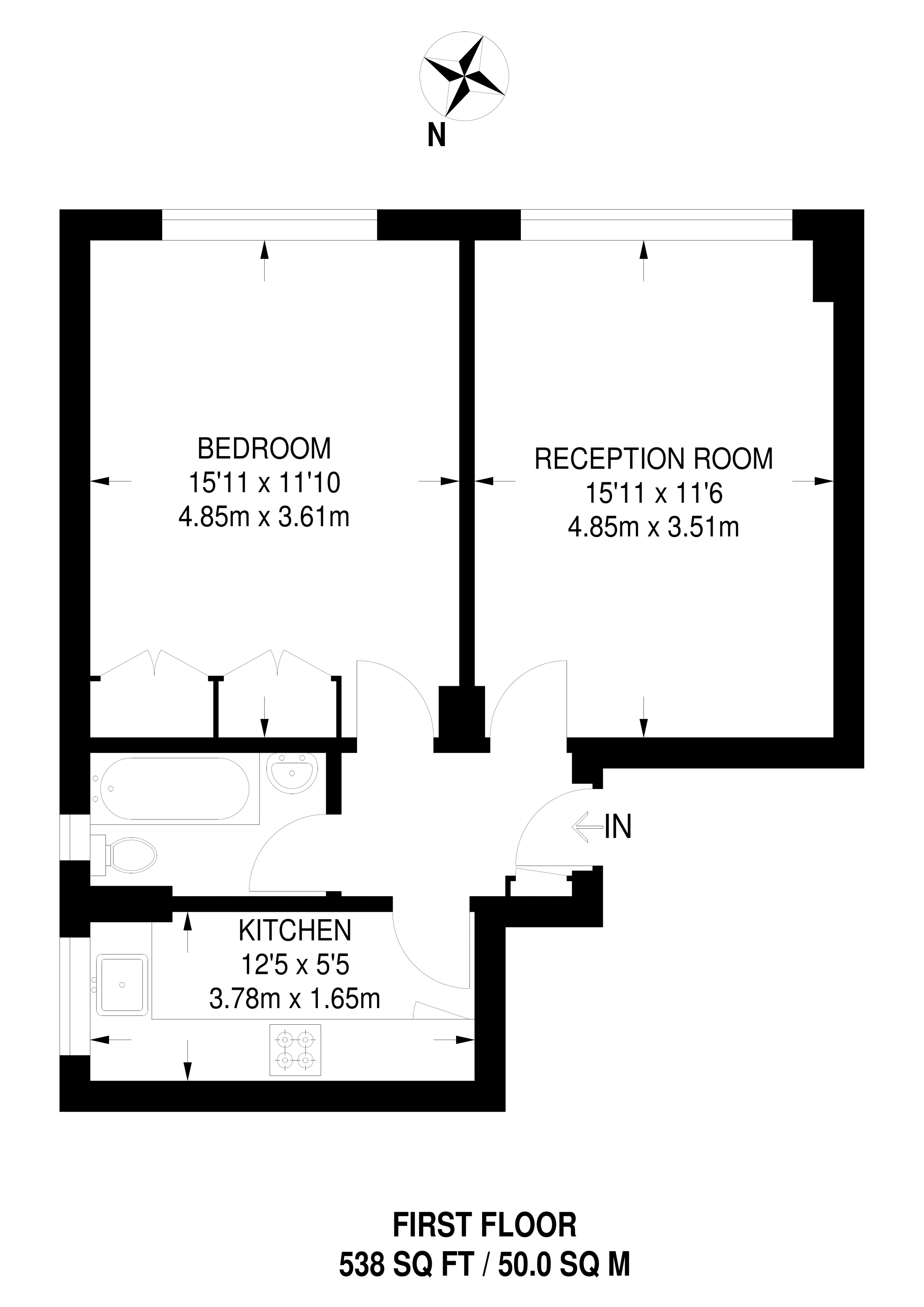 1 Bedrooms Flat to rent in Kensington High Street, High Street Kensington W14