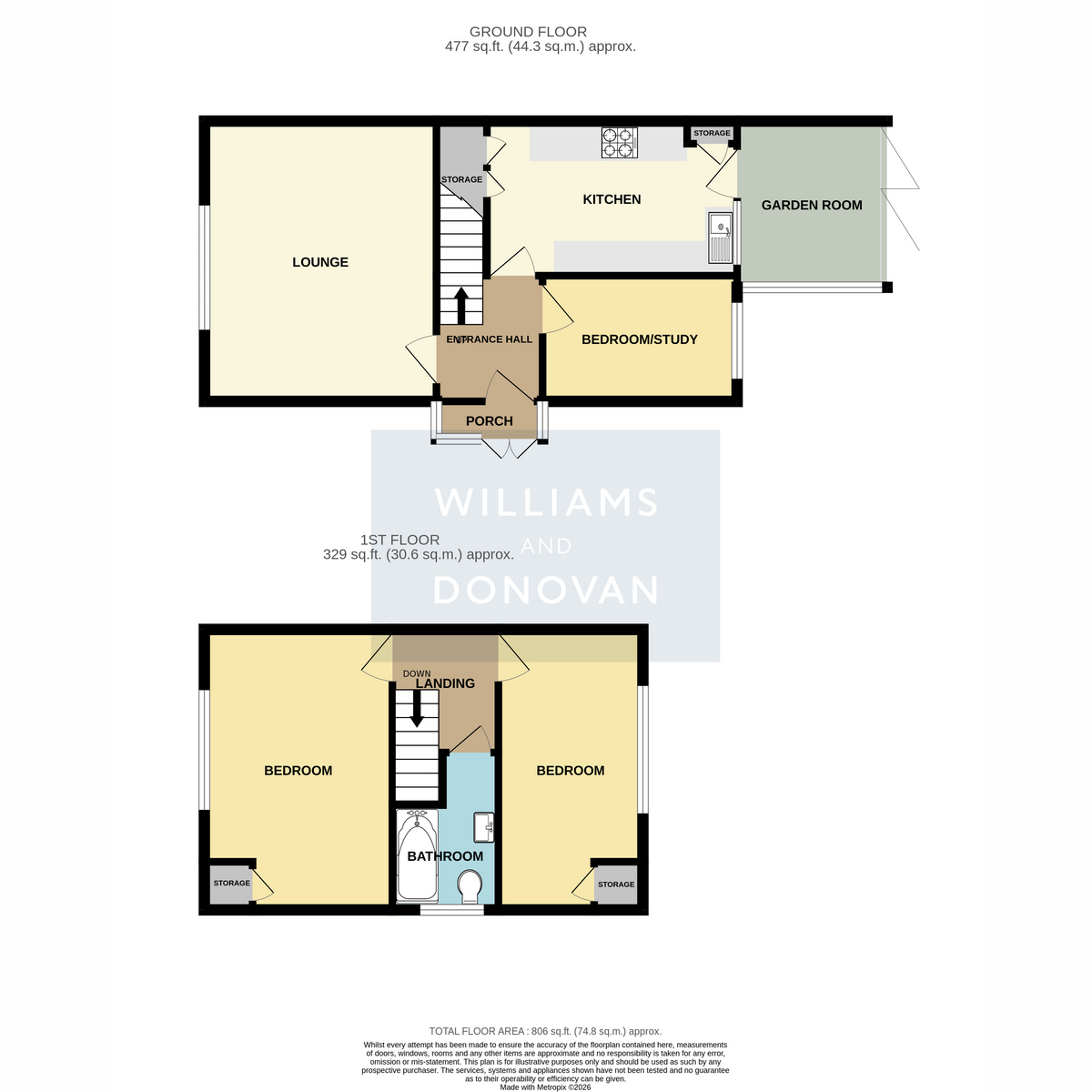 96, Rushbottom Lane, Benfleet floorplan