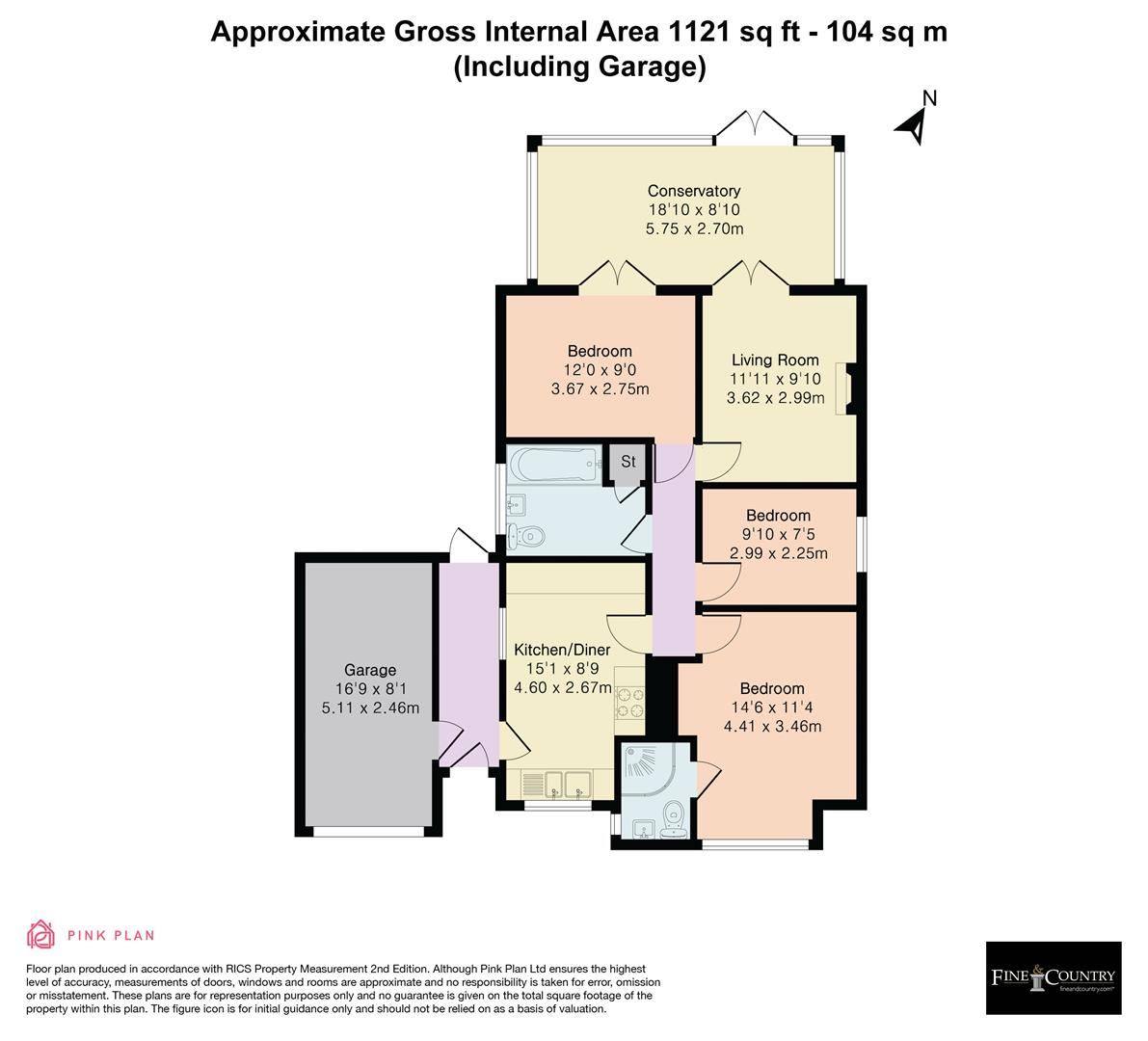5, Skinner Road, Launton floorplan
