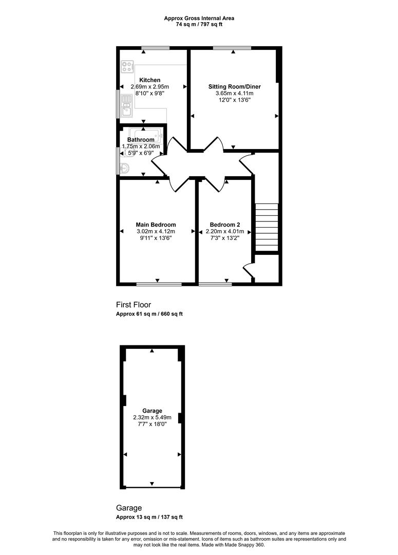 6 St. Anns Court, Queen Street, Gillingham floorplan