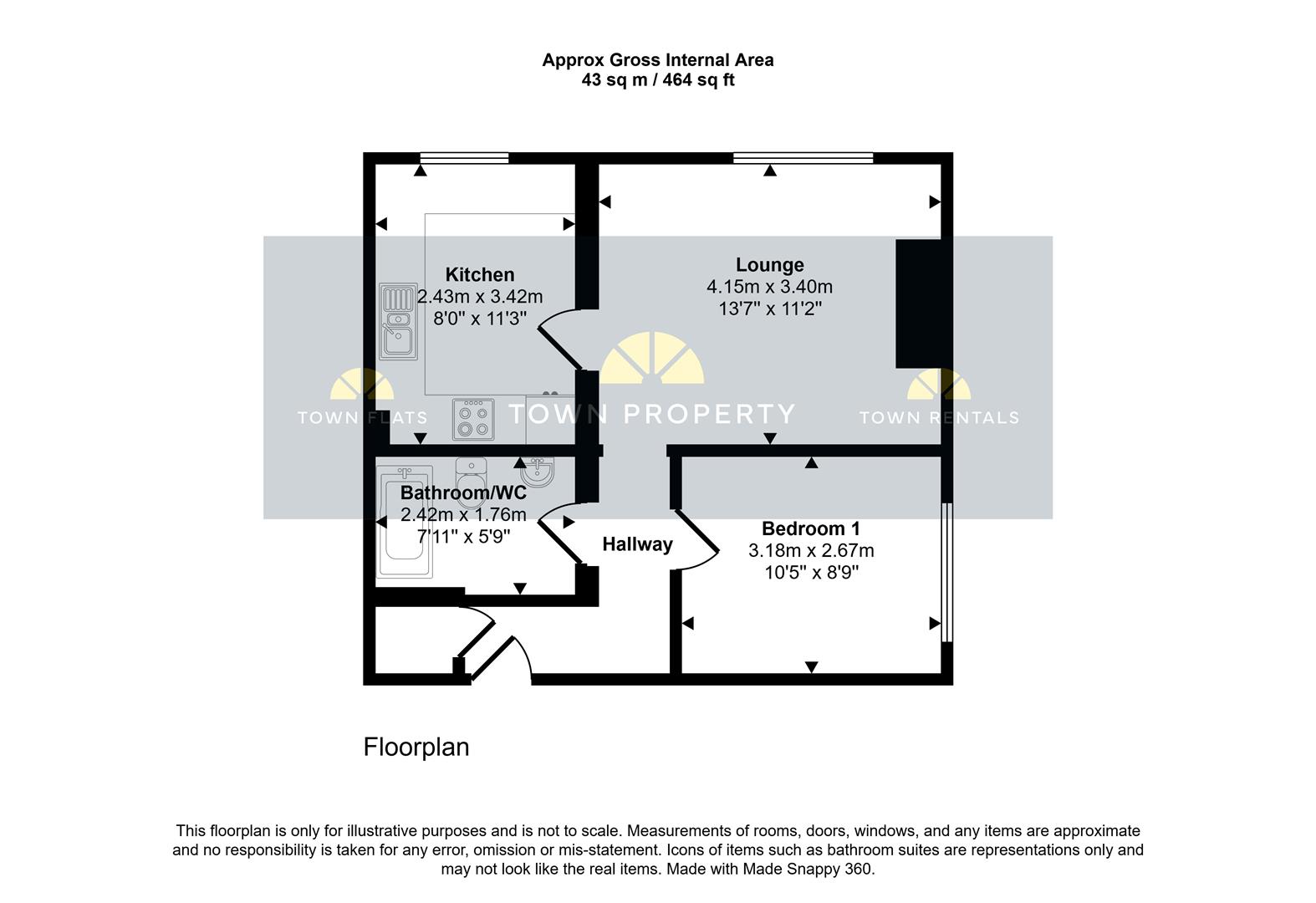 30, Collingwood Close, Eastbourne floorplan
