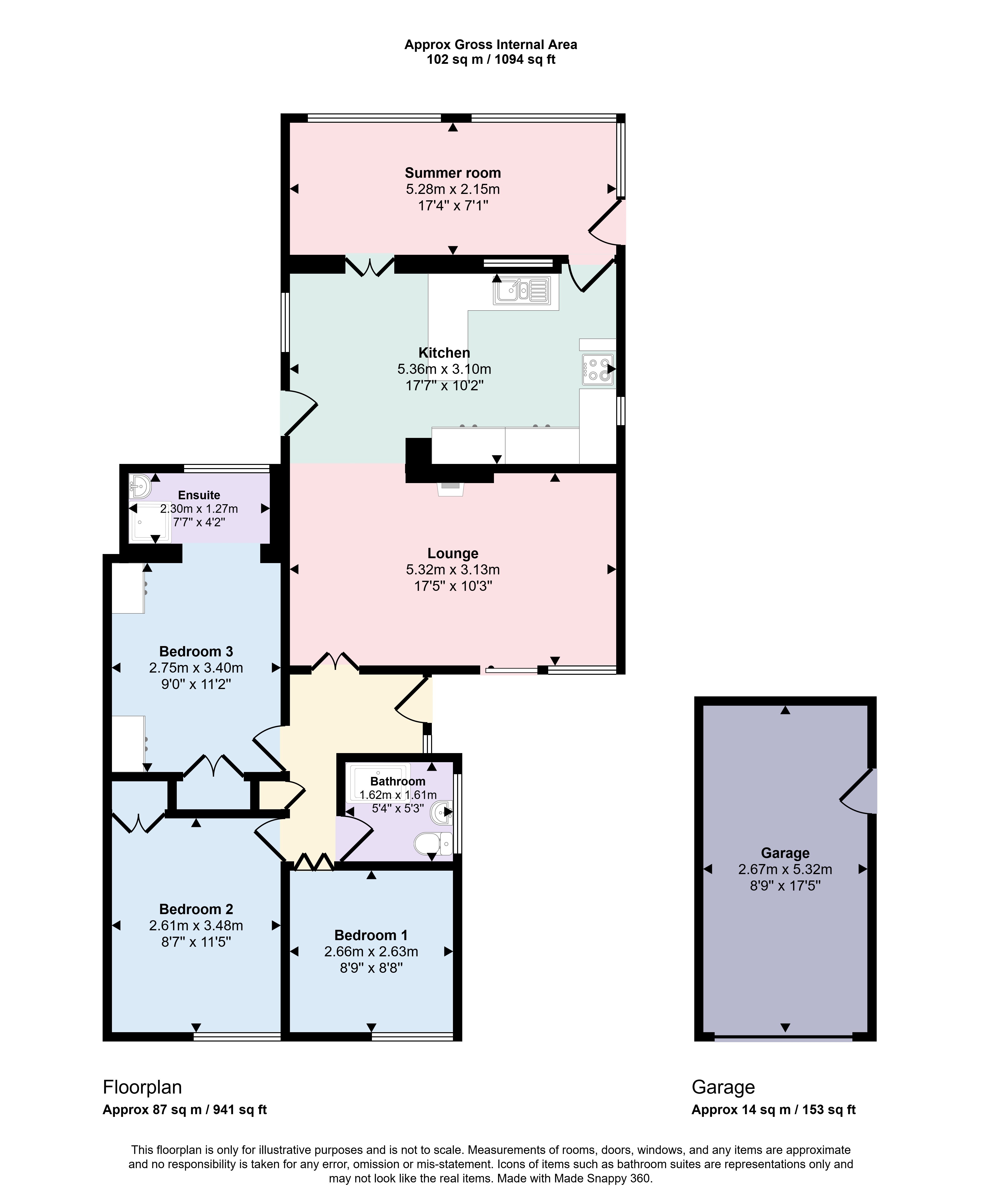 15, Pembroke Close, Cornwall floorplan