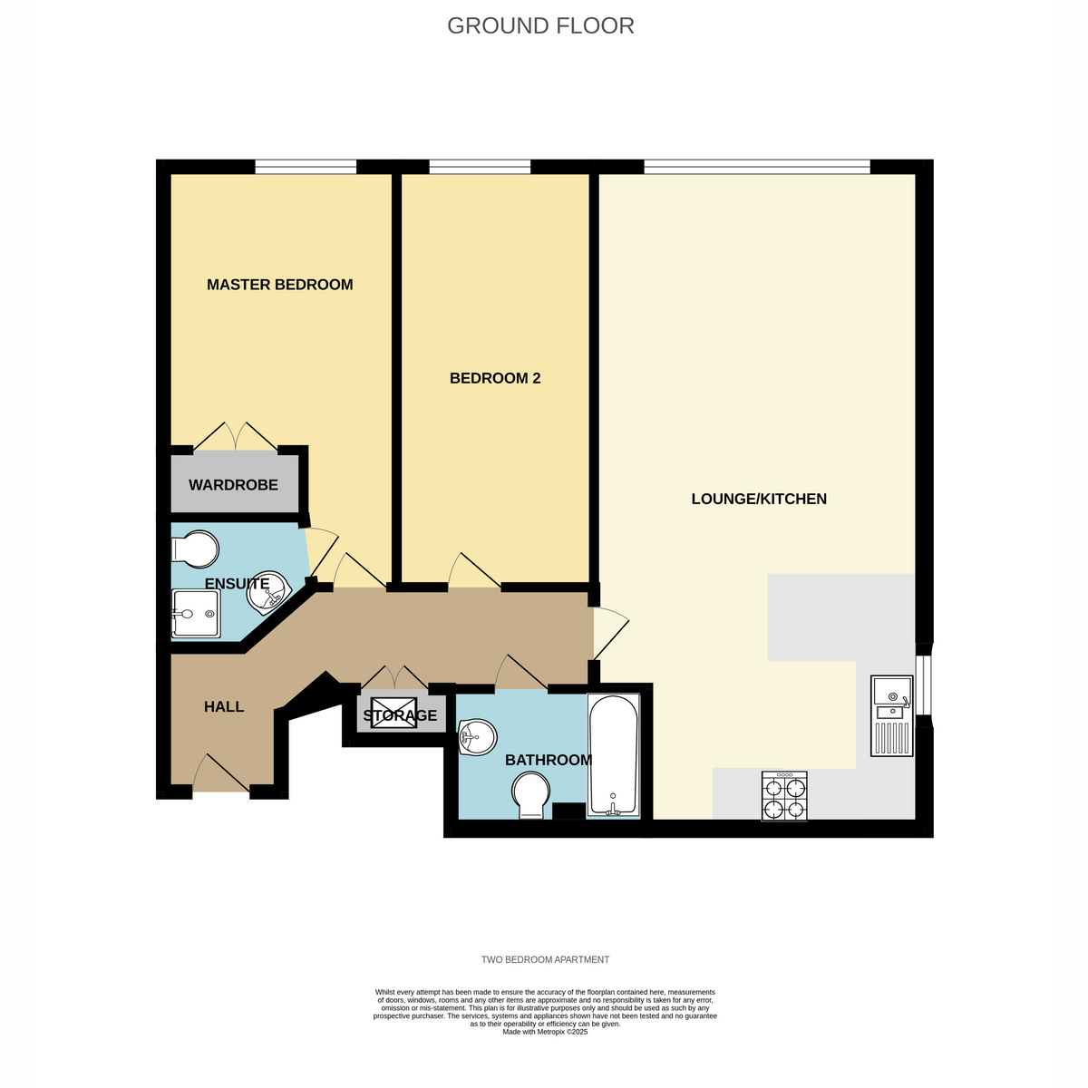 lock keepers Court, Cardiff floorplan