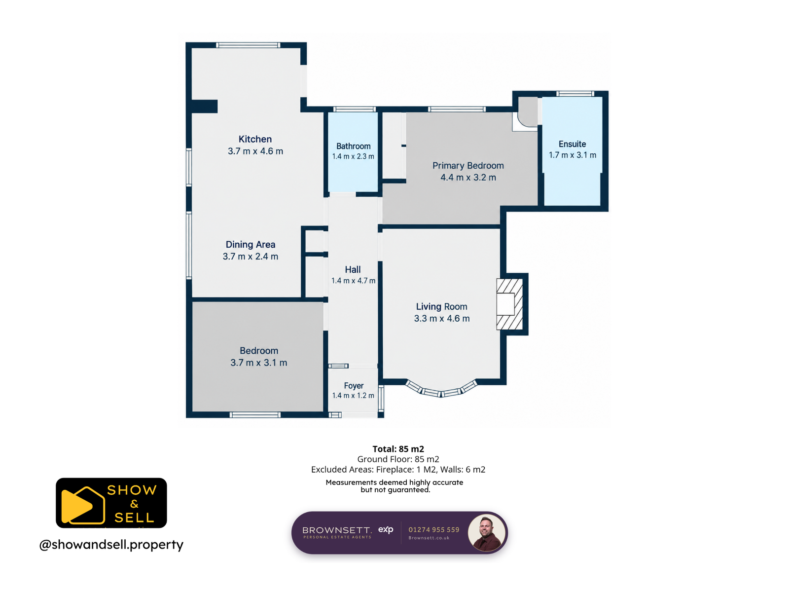 14, Oakleigh Avenue, Bradford floorplan