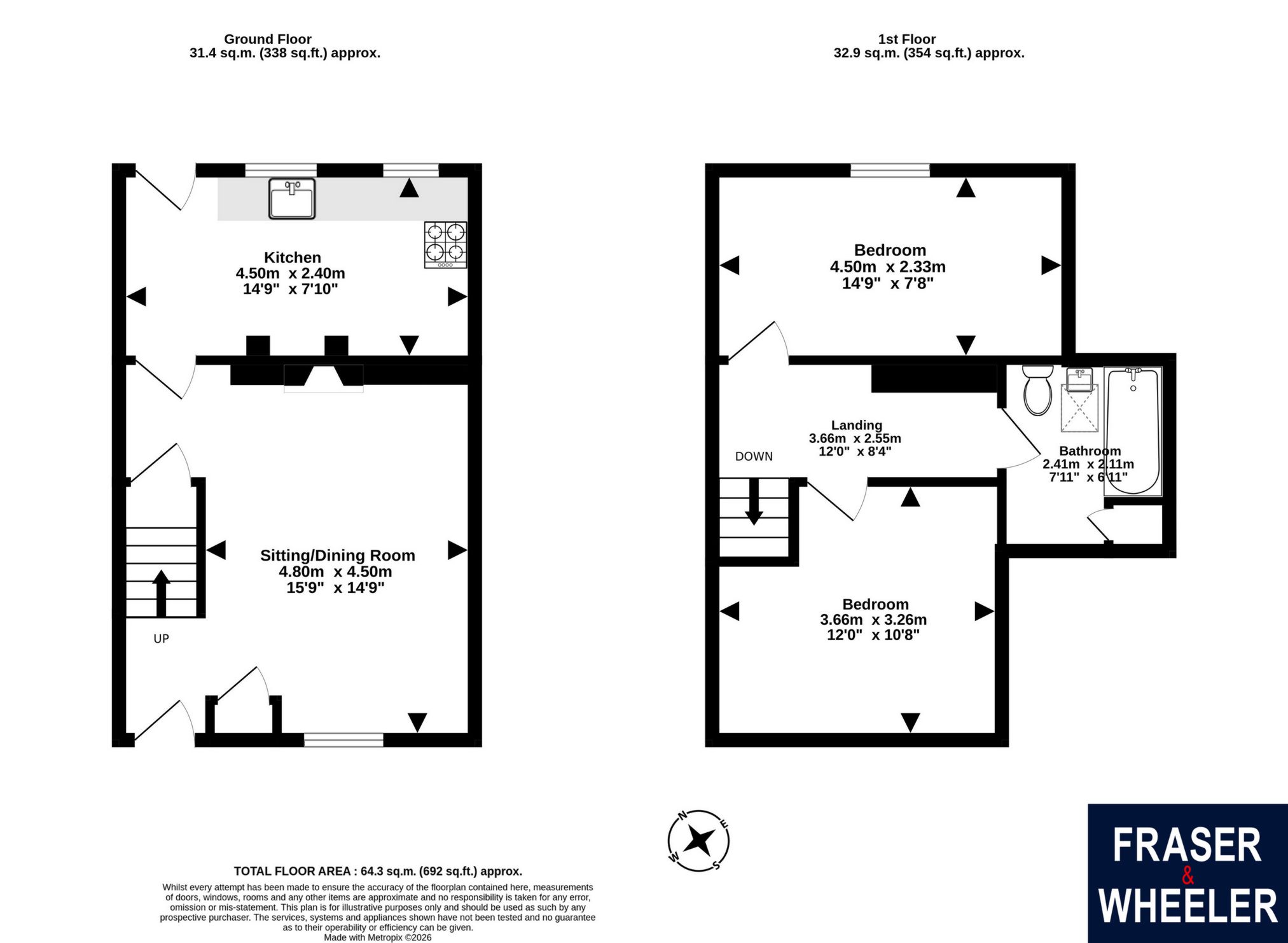 Blackberry Cottage 14, High Street, Kenton floorplan