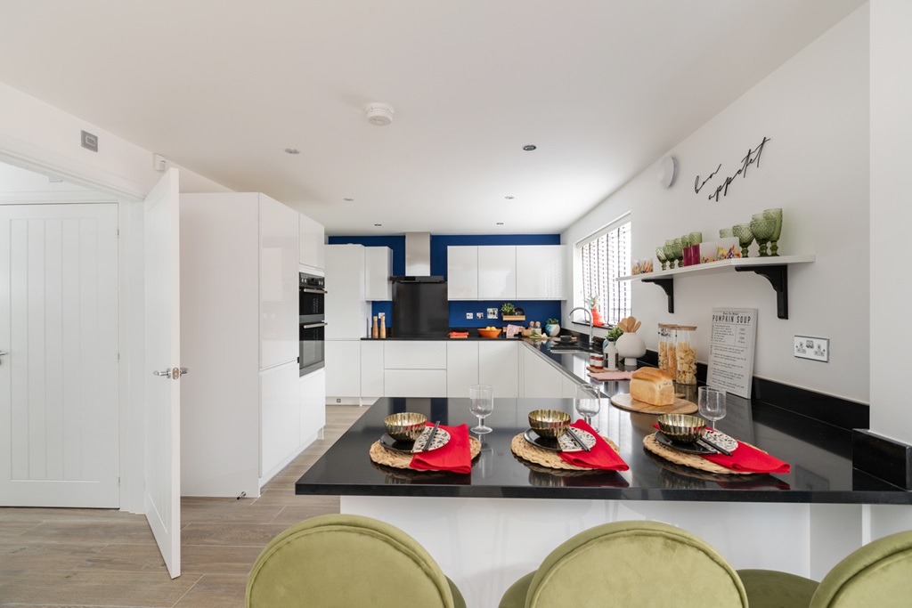 Property 3 of 12. A Breakfast Bar Is A Handy For Getting All The Family Together After Work And School