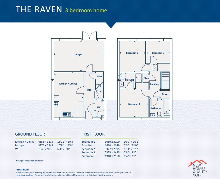 Dee Gardens - Plot 98 (Raven), 7, Trem Yr Afon, Garden City floorplan