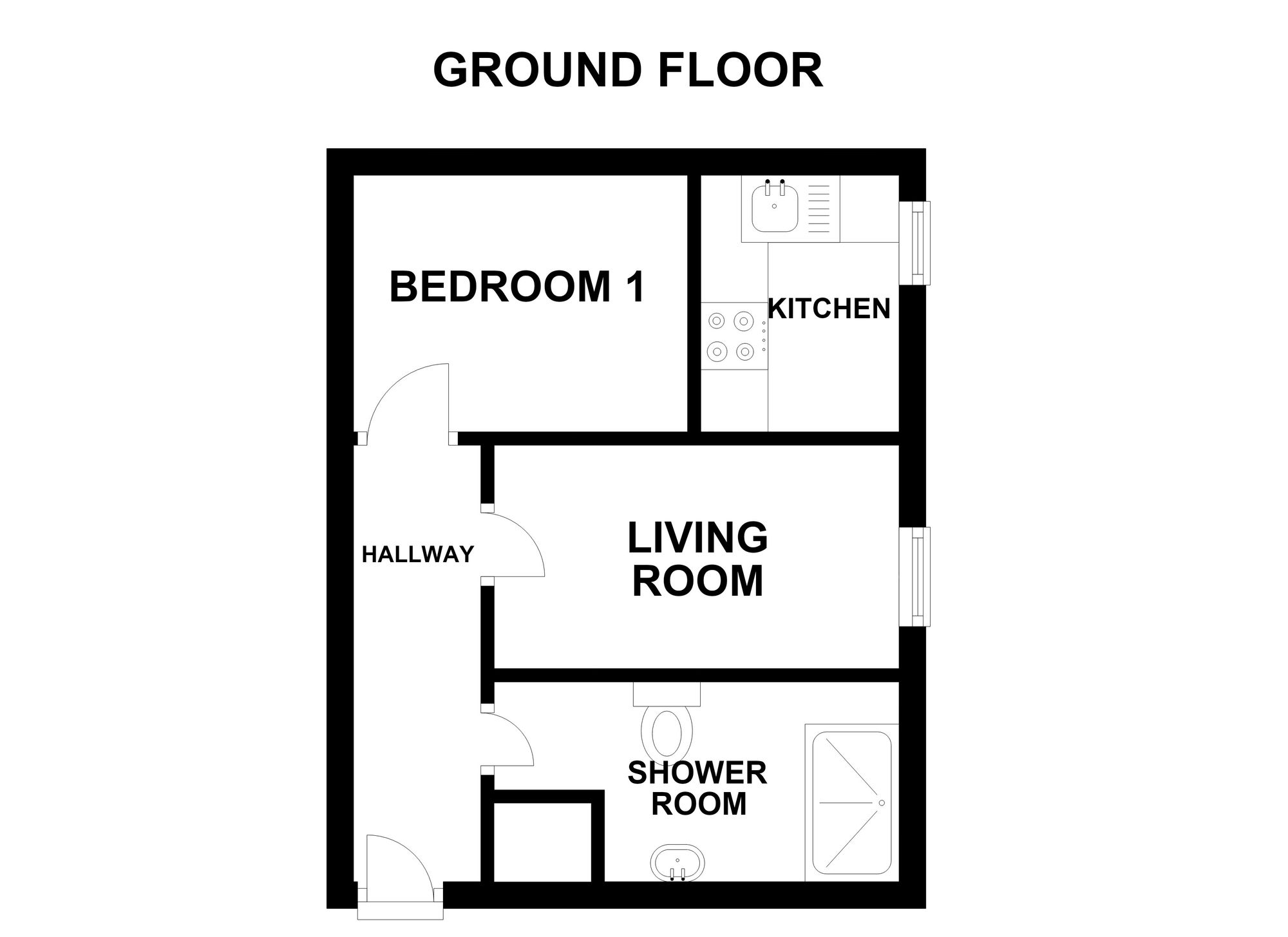 Flat 18, Pembroke Place Pier Street, Swansea floorplan