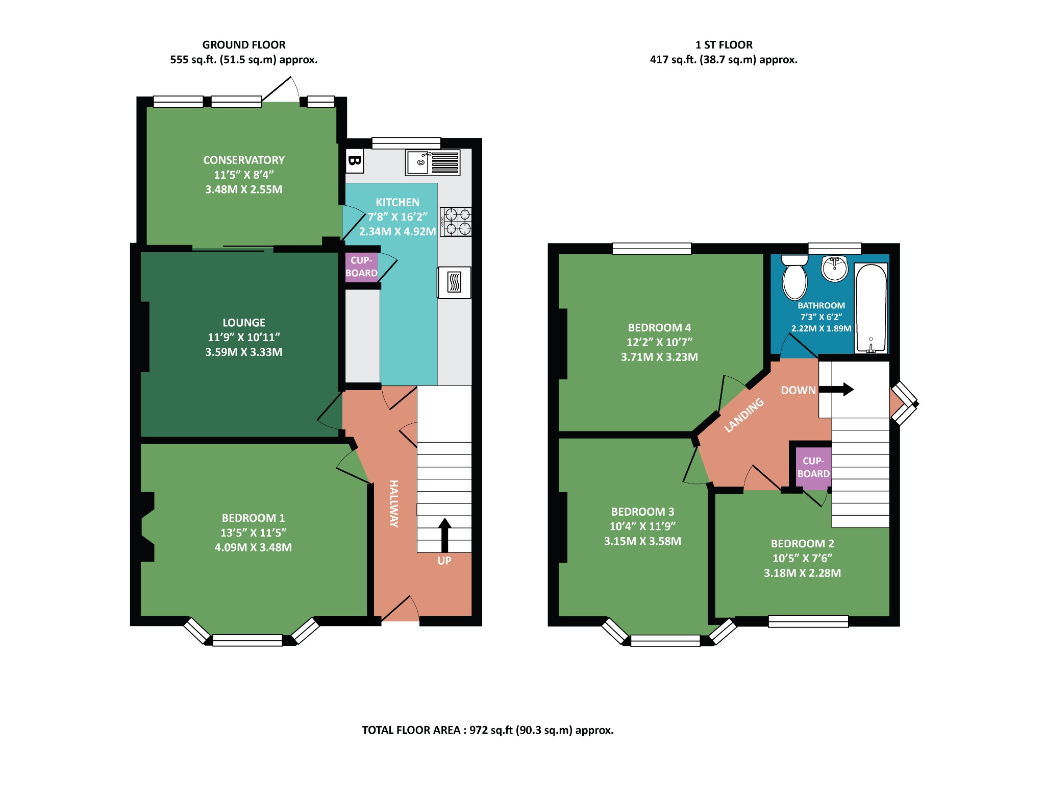 Nyetimber Hill, Brighton floorplan