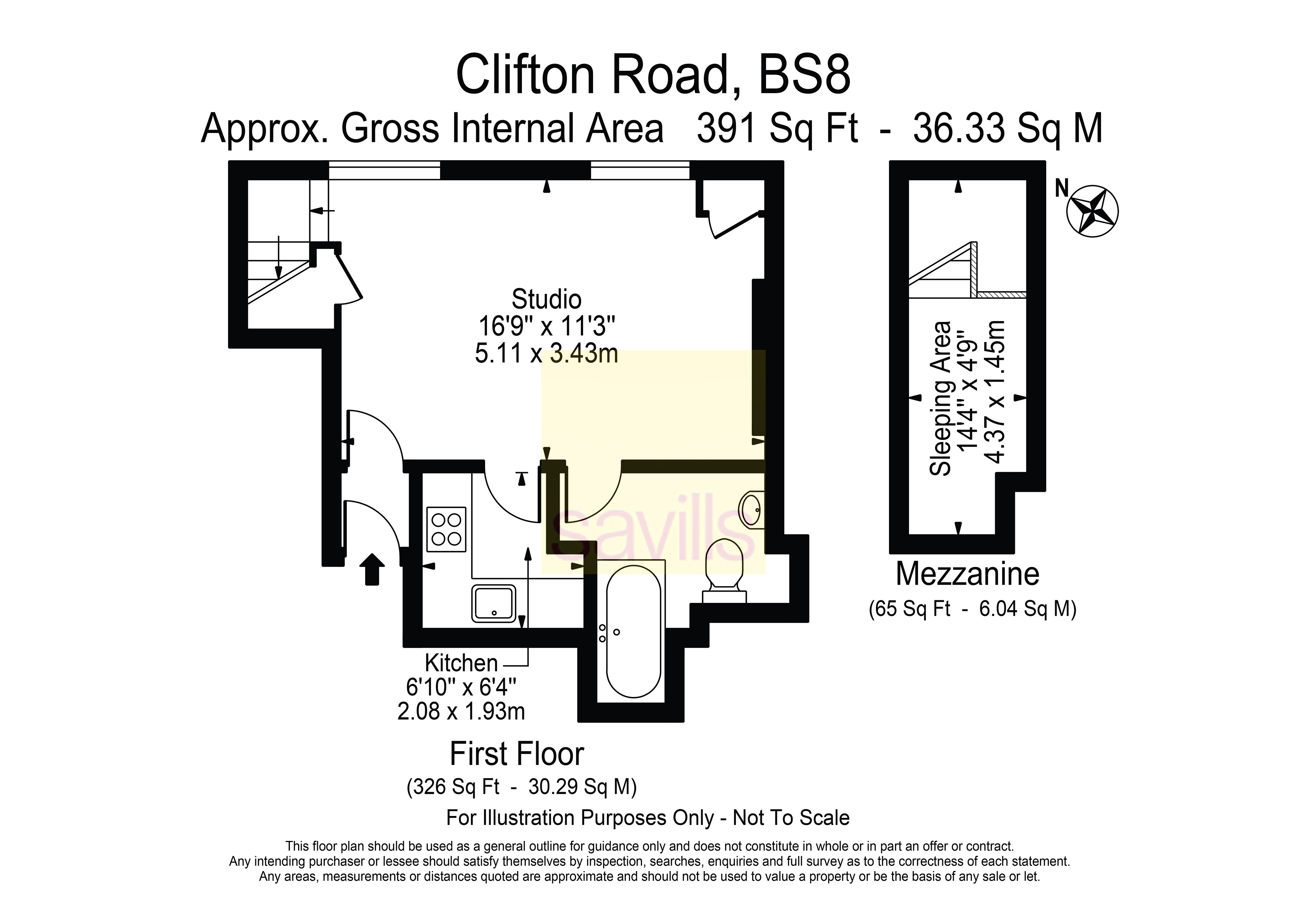 Flat 4, York House, York House 1-3,, Clifton Road, Somerset floorplan