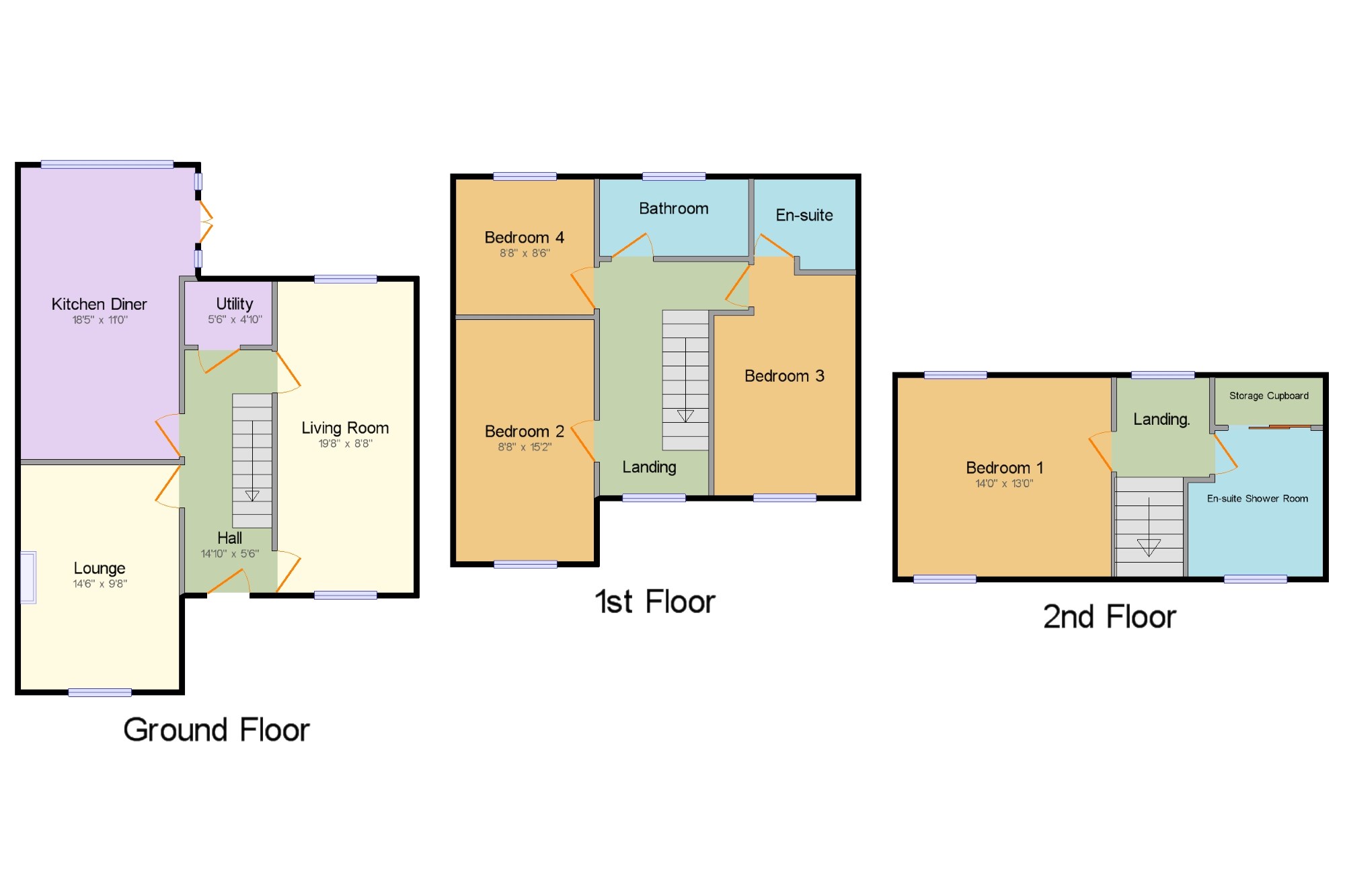 4 Bedrooms Terraced house for sale in Hancox Farm Cottages, Woodmans Green Road, Whatlington, Battle TN33