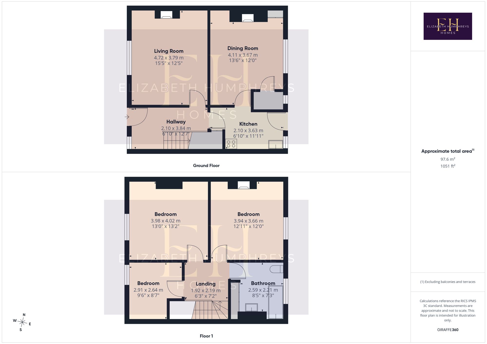 6 Wellfield, Morpeth floorplan
