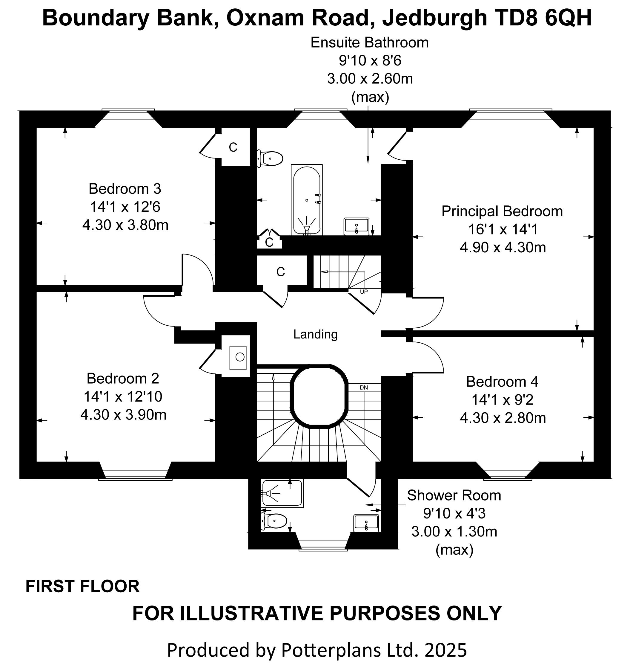 Boundary Bank, Oxnam Road, Jedburgh floorplan