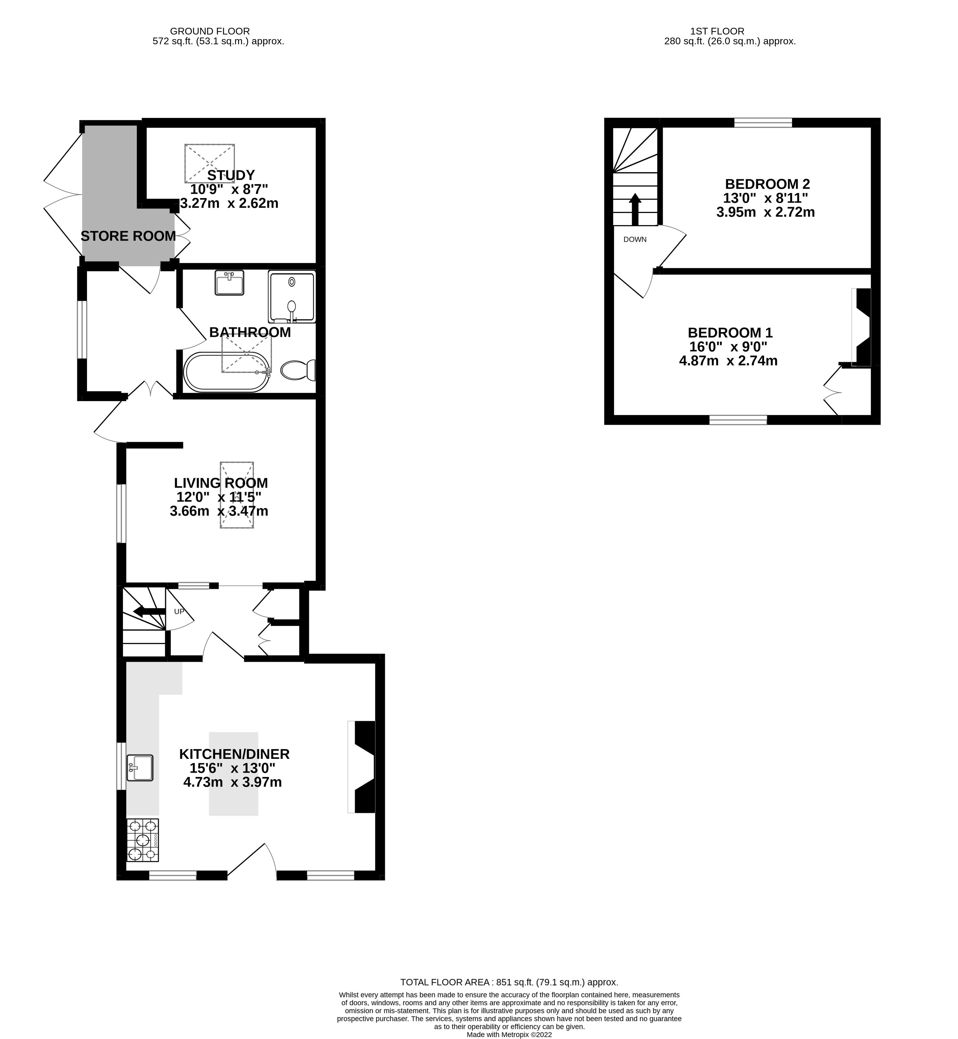 Bell Lane Northchurch Berkhamsted Hertfordshire Hp4 2 Bedroom Semi