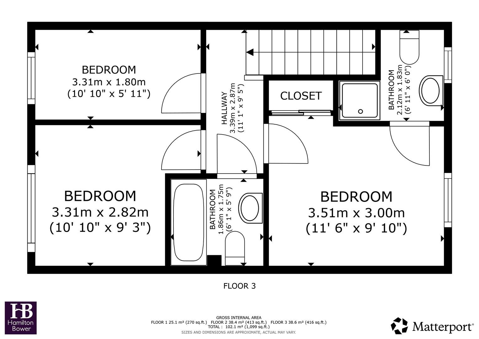 3, Corn Mill Fold, Bradford floorplan