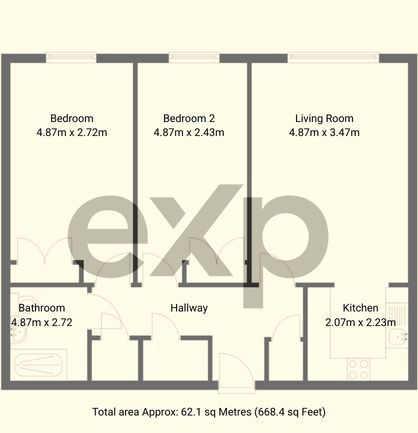 57, Marsham Street, Maidstone floorplan