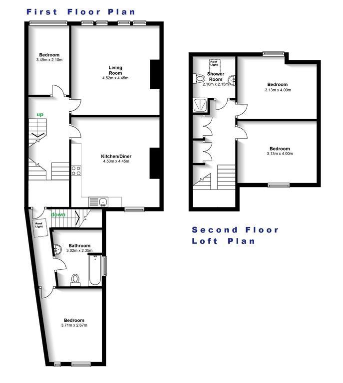 14B, Prudhoe Terrace, Tynemouth floorplan