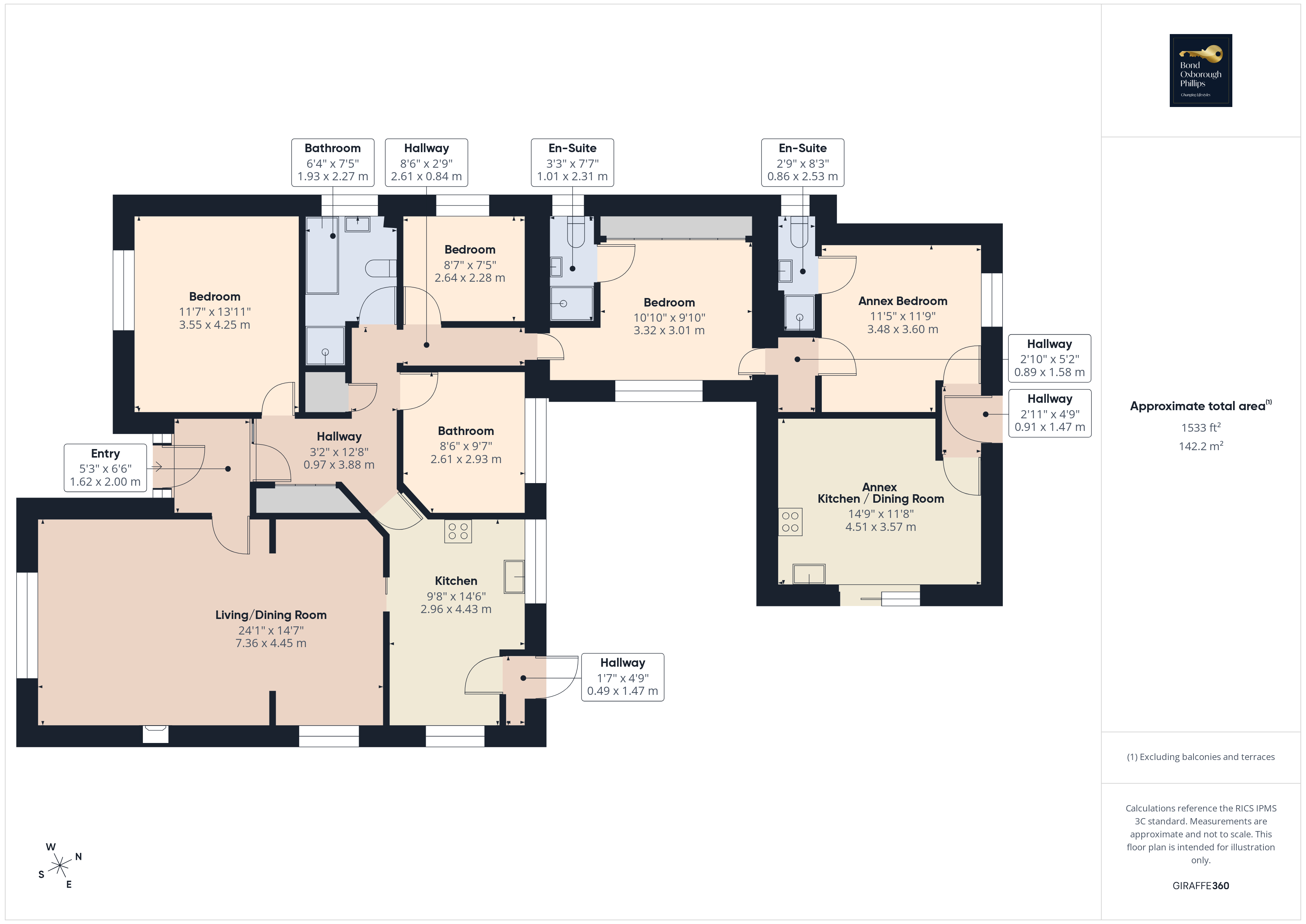 18, Abbots Close, Cornwall floorplan
