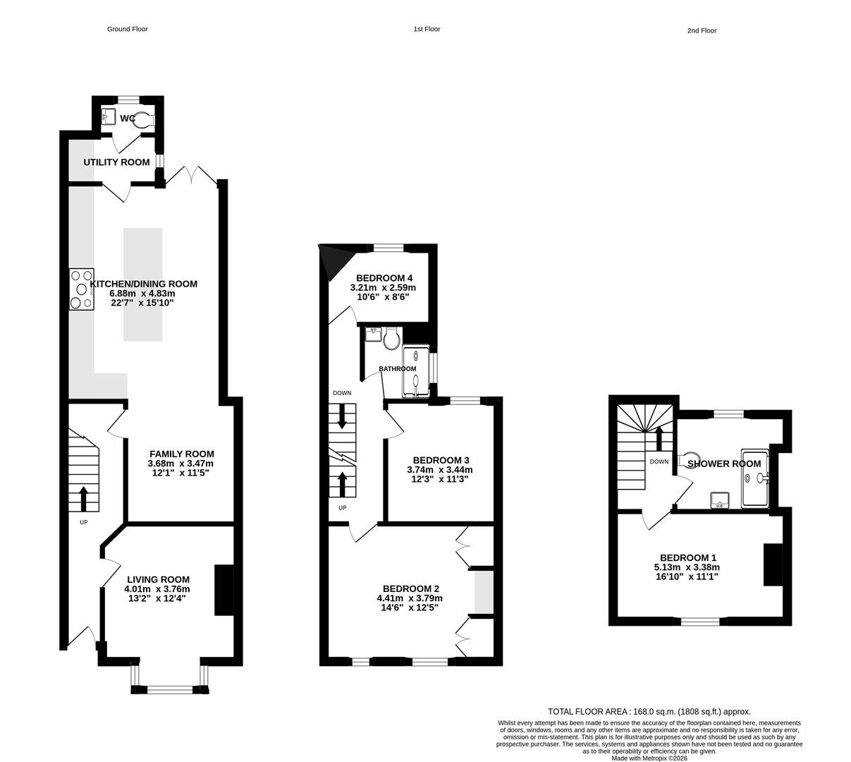 26, Avon Road, Altrincham floorplan