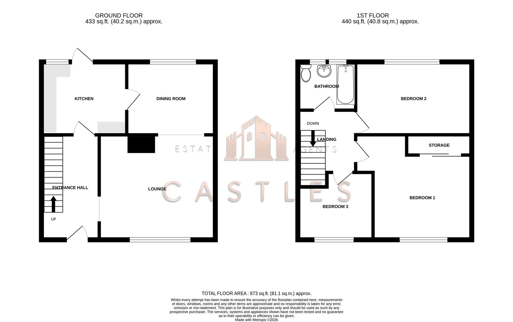 1, Bude Close, Portsmouth floorplan