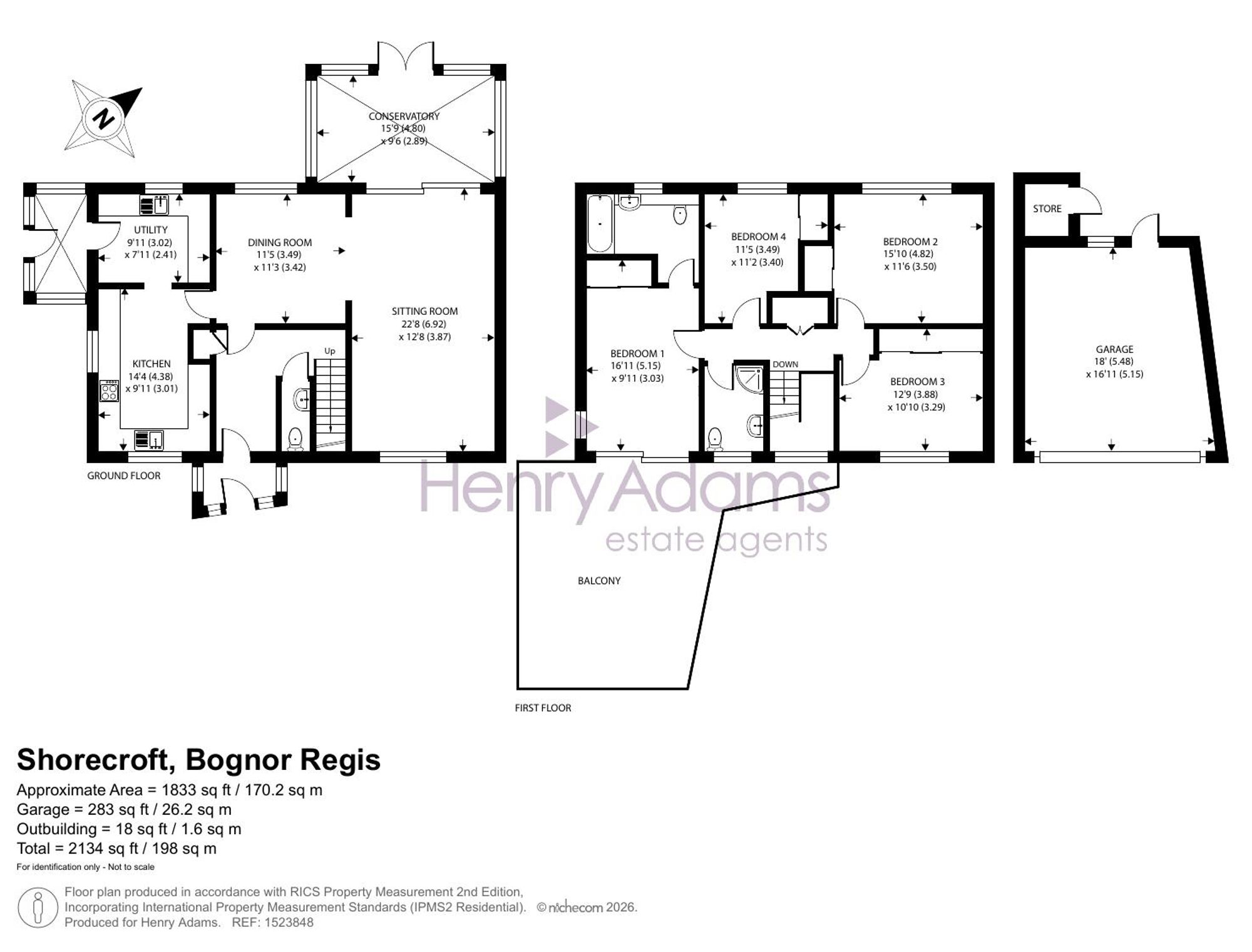 8 Shorecroft, Bognor Regis floorplan