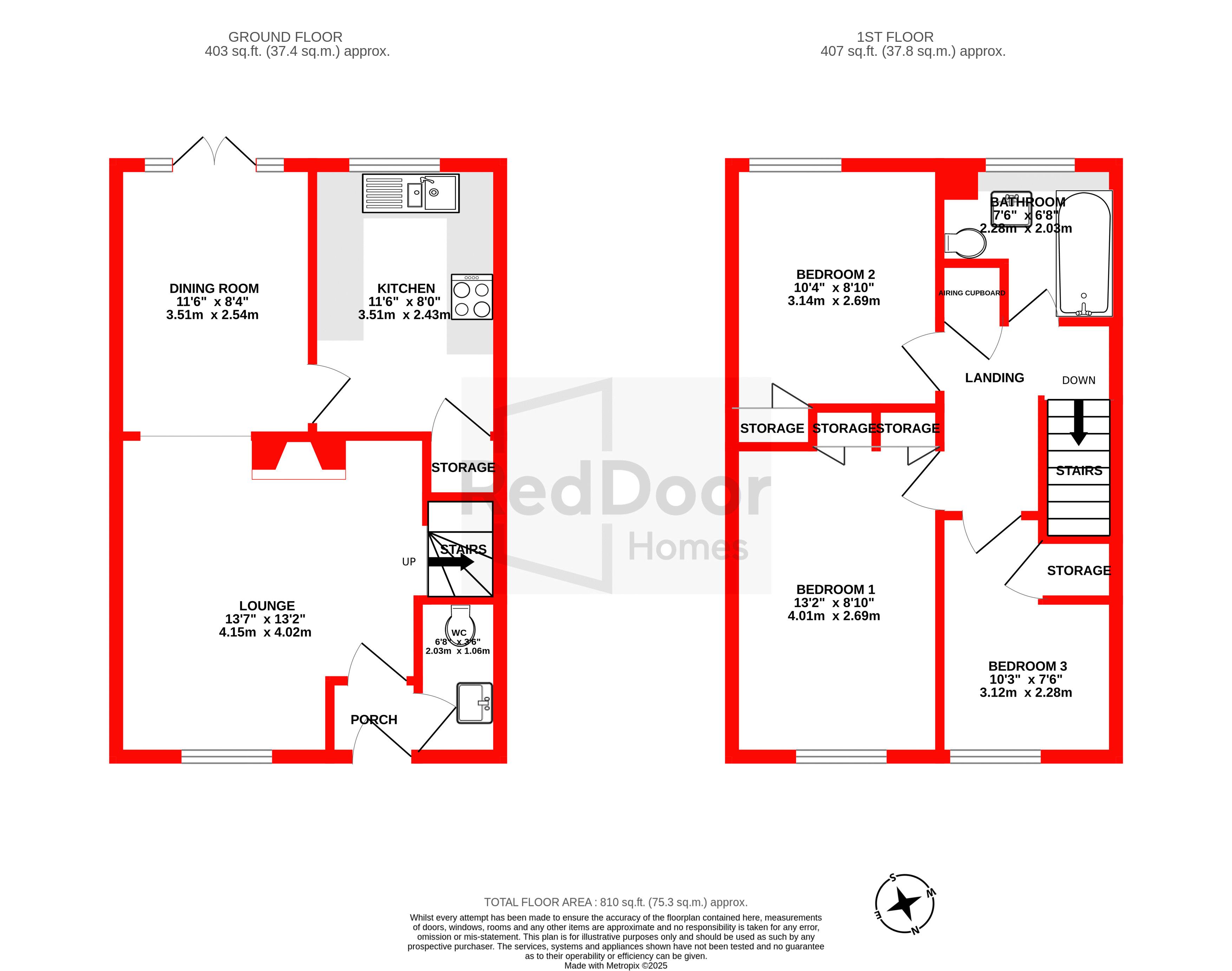 6, Silver Tree Close, Chatham floorplan