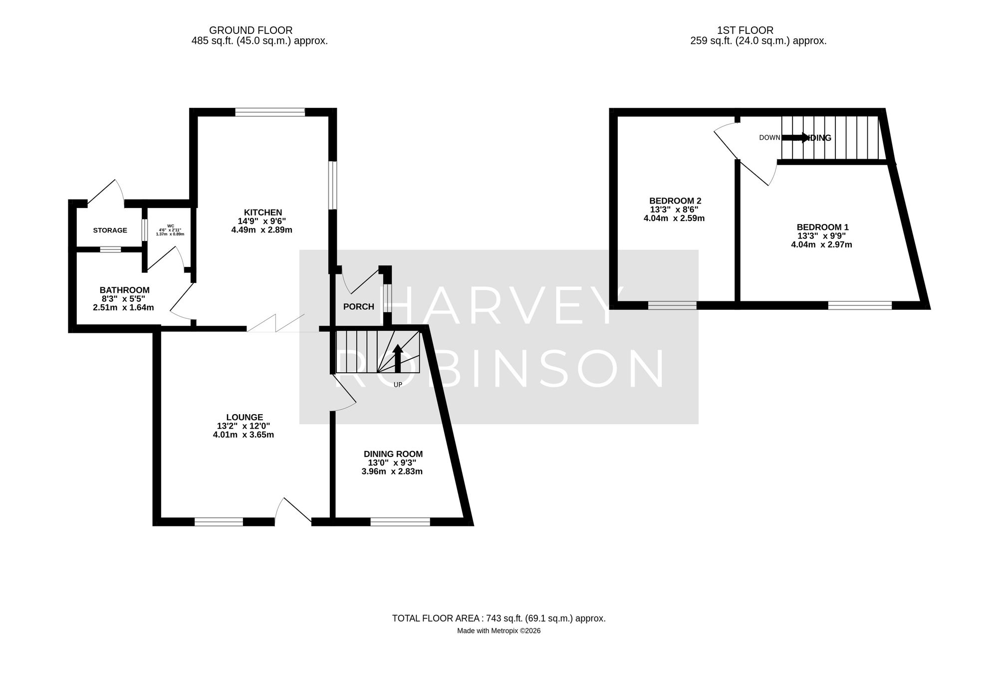 7 High Street, Huntingdon floorplan