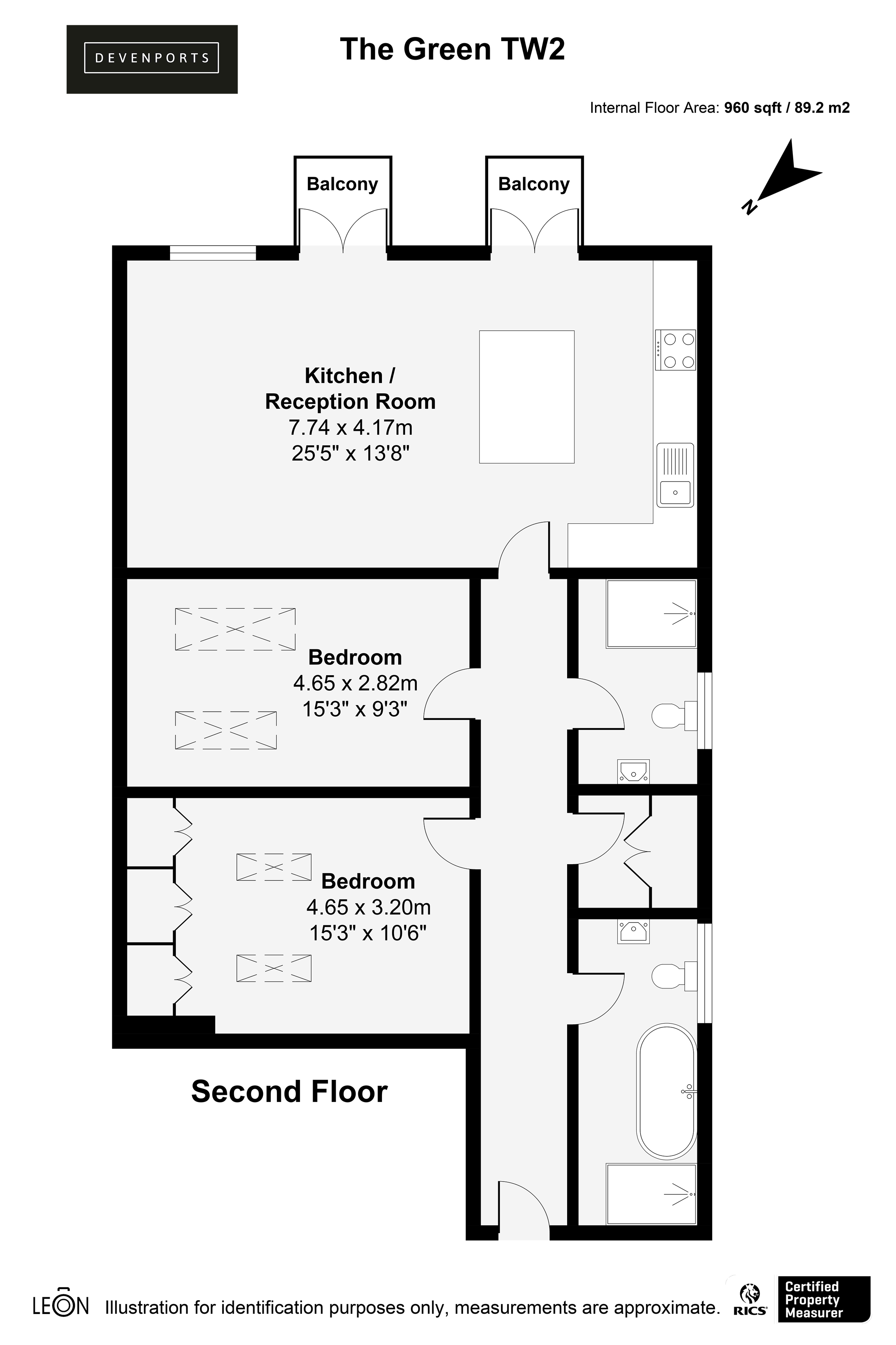 The Green, Twickenham floorplan
