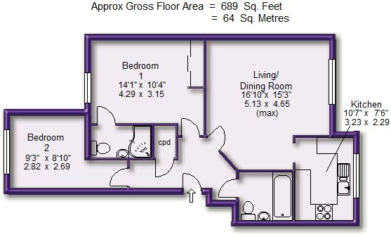 2 Bedrooms Flat for sale in Meadow Court, Wellfield Lane, Hale WA15