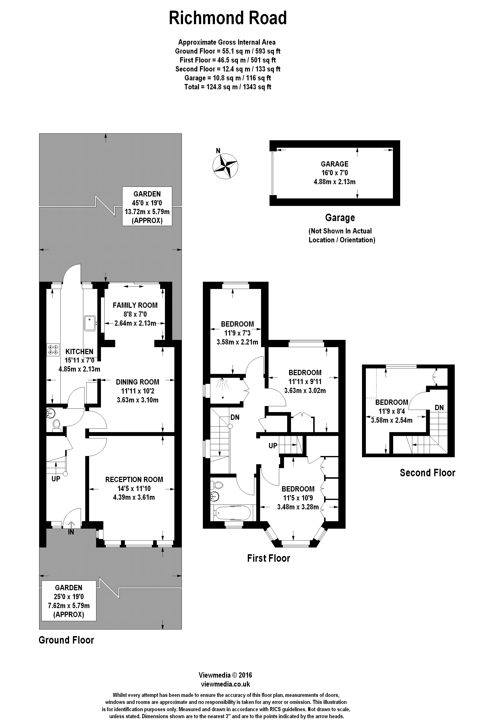 25, Richmond Road, London floorplan