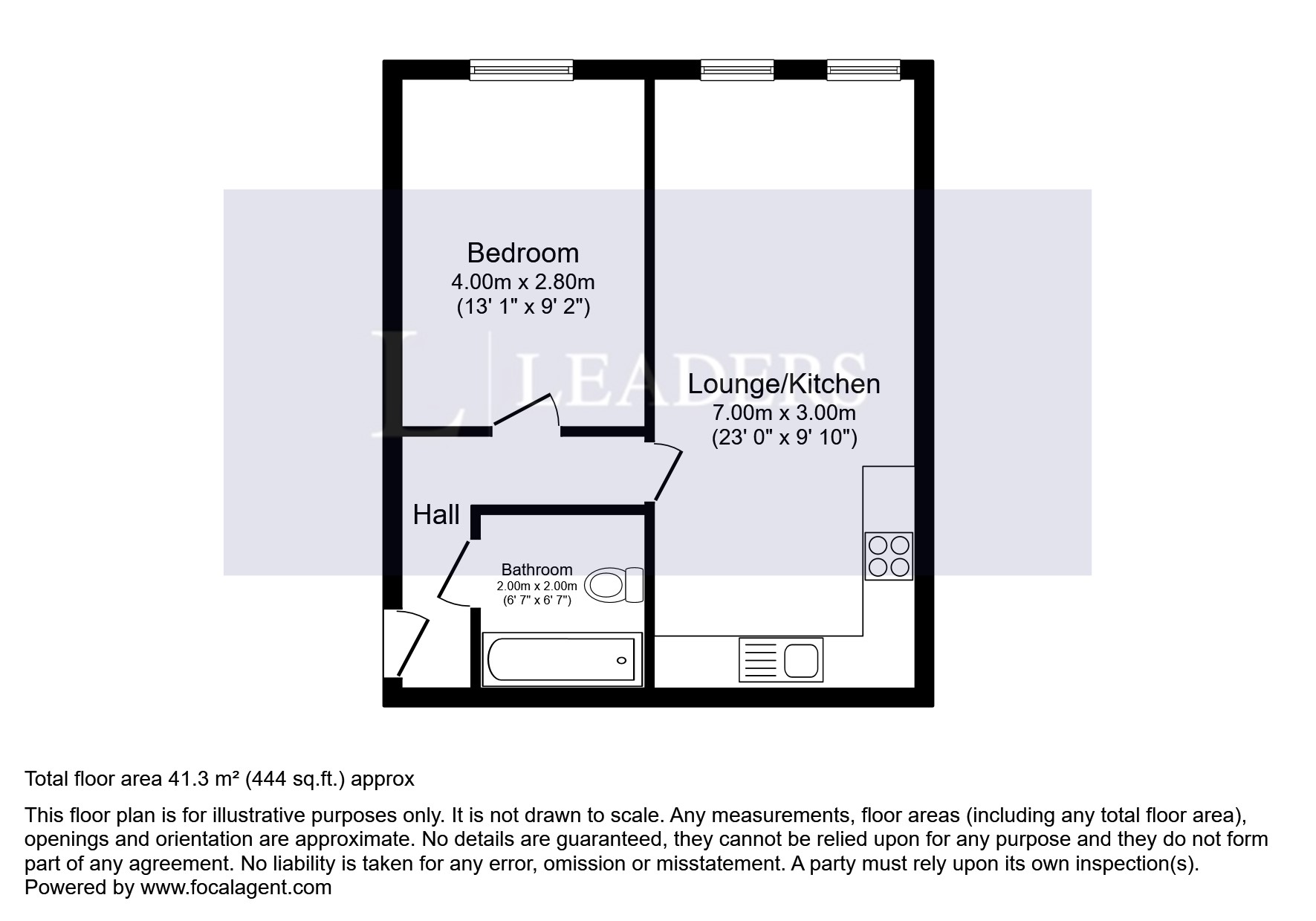 3 Optima House, 43A, High Street South, Bedfordshire floorplan