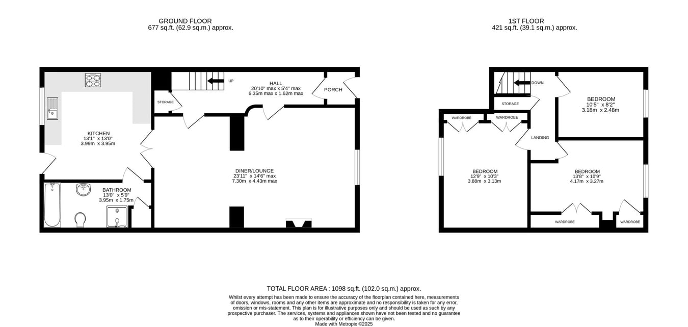 17, James Street, Milford Haven floorplan