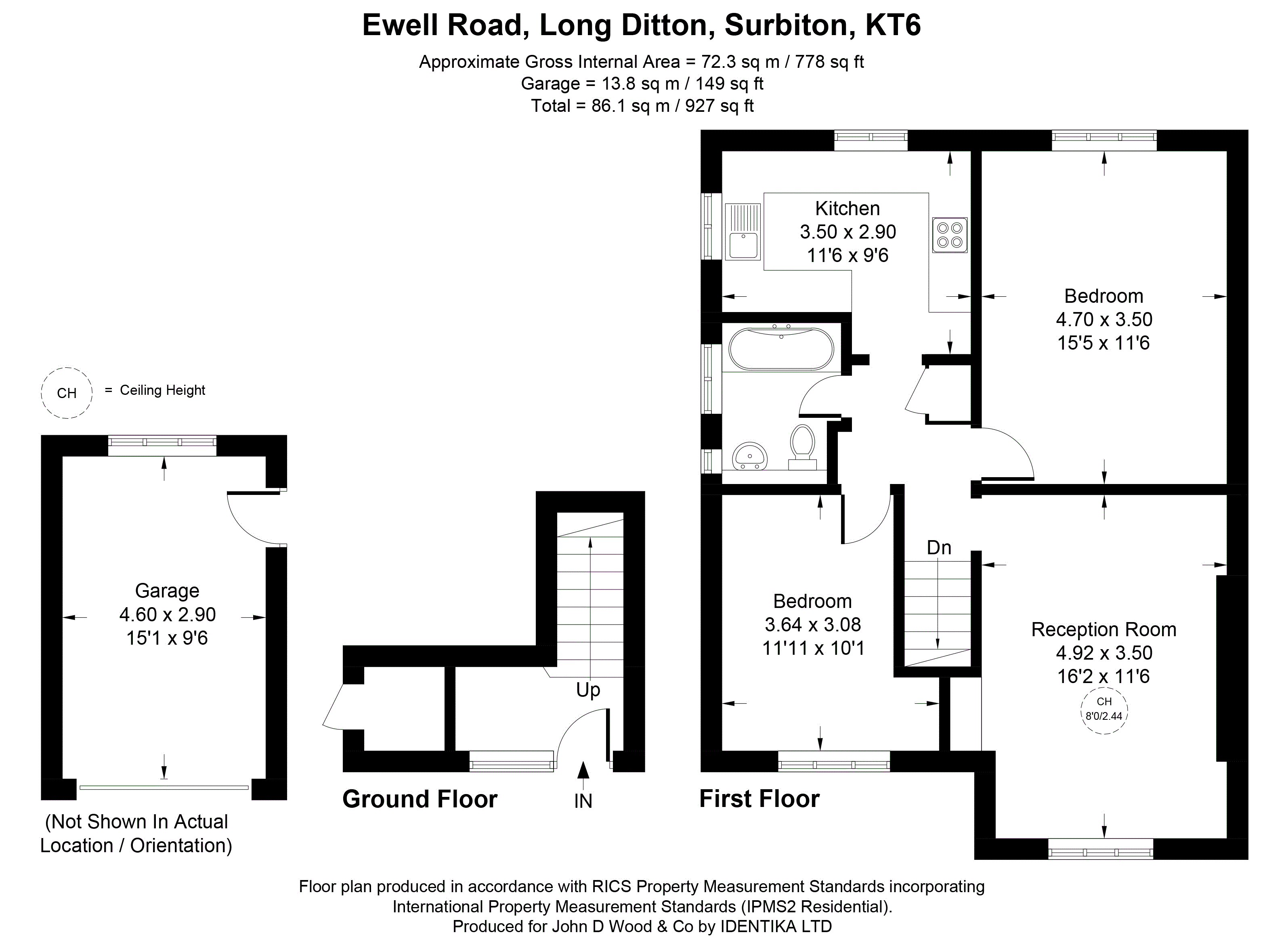 45, Ewell Road, Surbiton floorplan