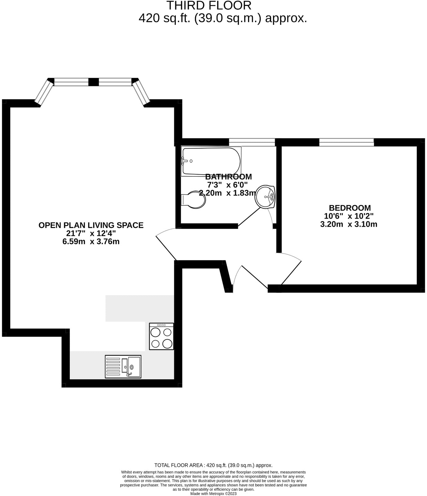 Flat 31, Sanderling, 3, Owls Road, Dorset floorplan