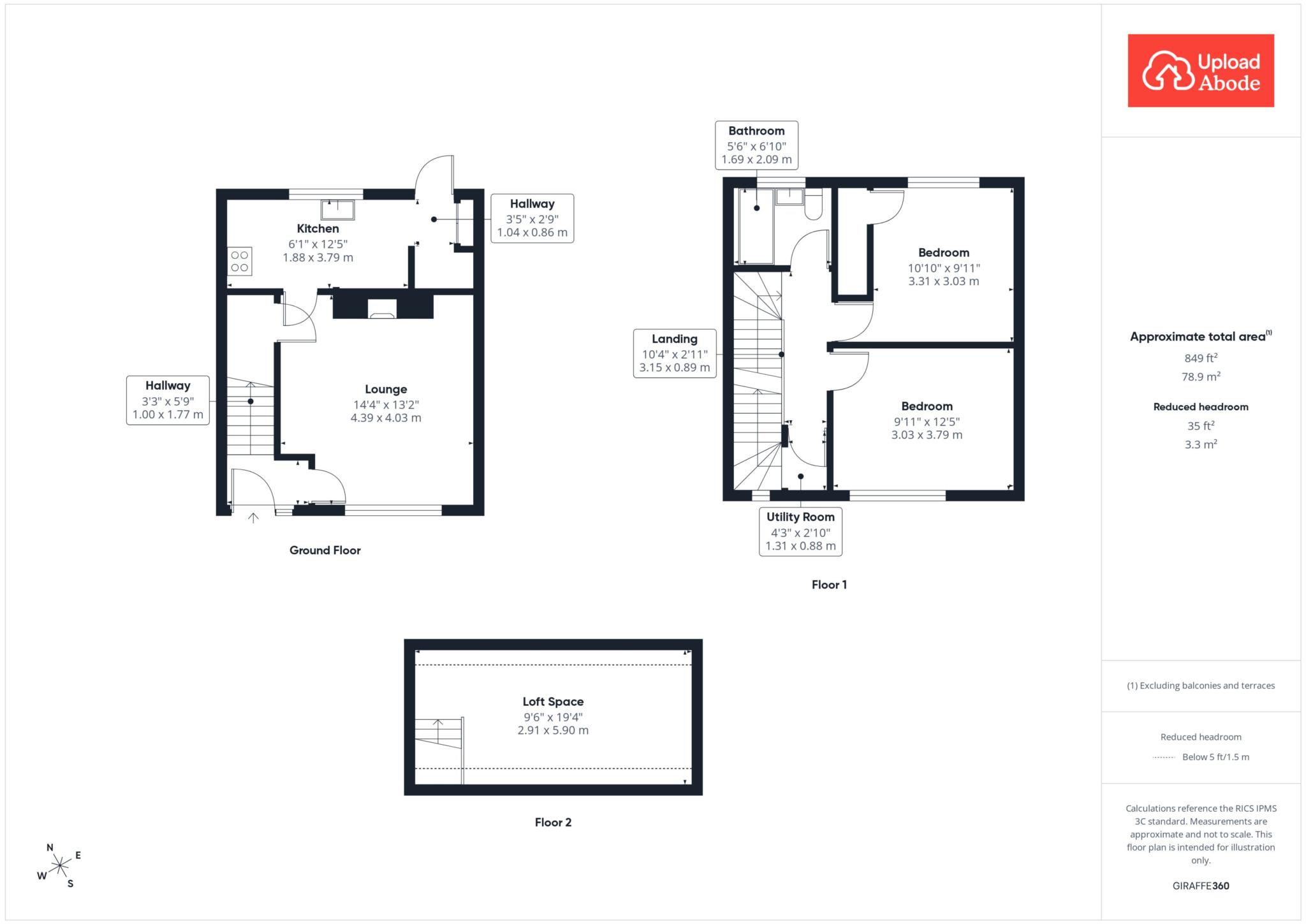 22, Loanhead Street, Coatbridge floorplan