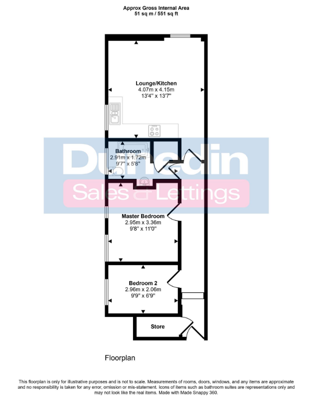 Flat 6 Highcroft House, 81-85 New Road, Birmingham floorplan