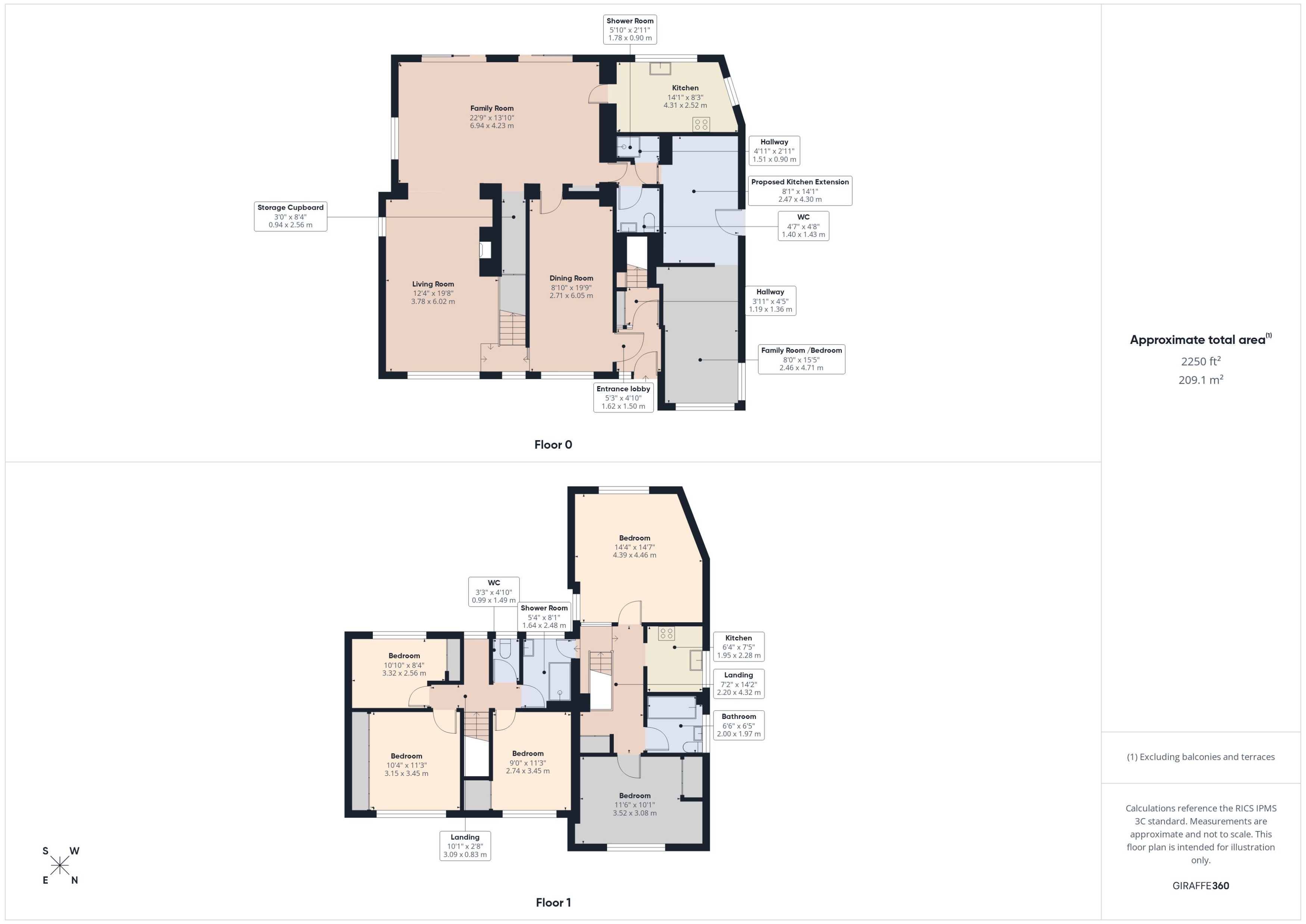 Meadows, Faversham Road, Boughton Aluph floorplan