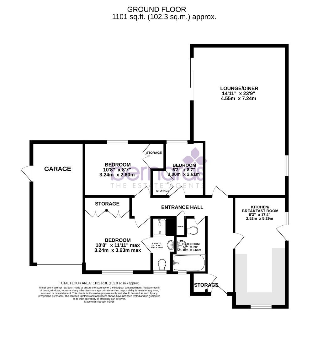 41, Loxwood Road, Waterlooville floorplan