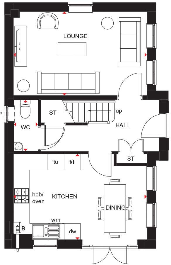 1, Abbey View Road, Whitby floorplan