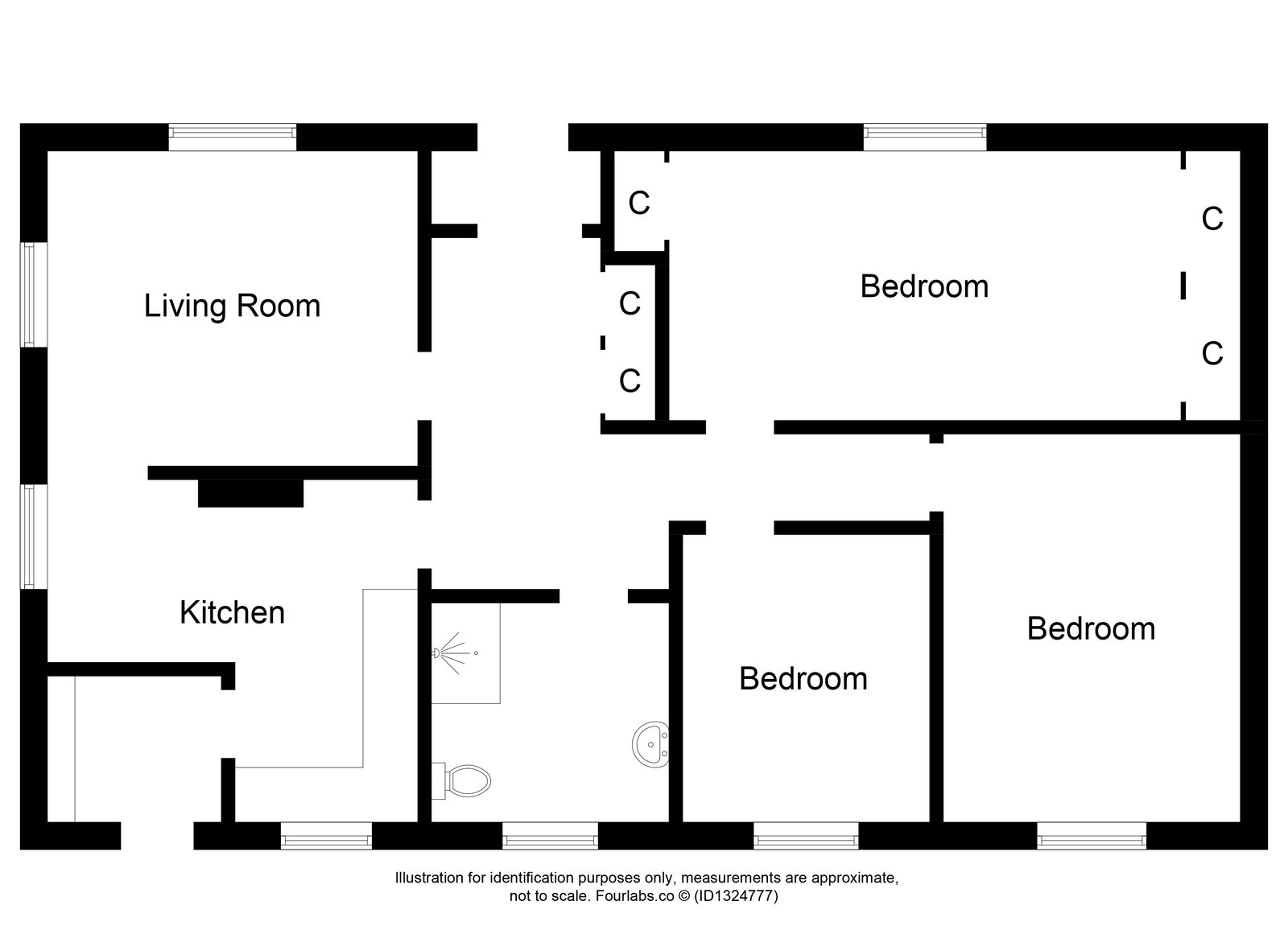 129, Old Edinburgh Road, Inverness floorplan