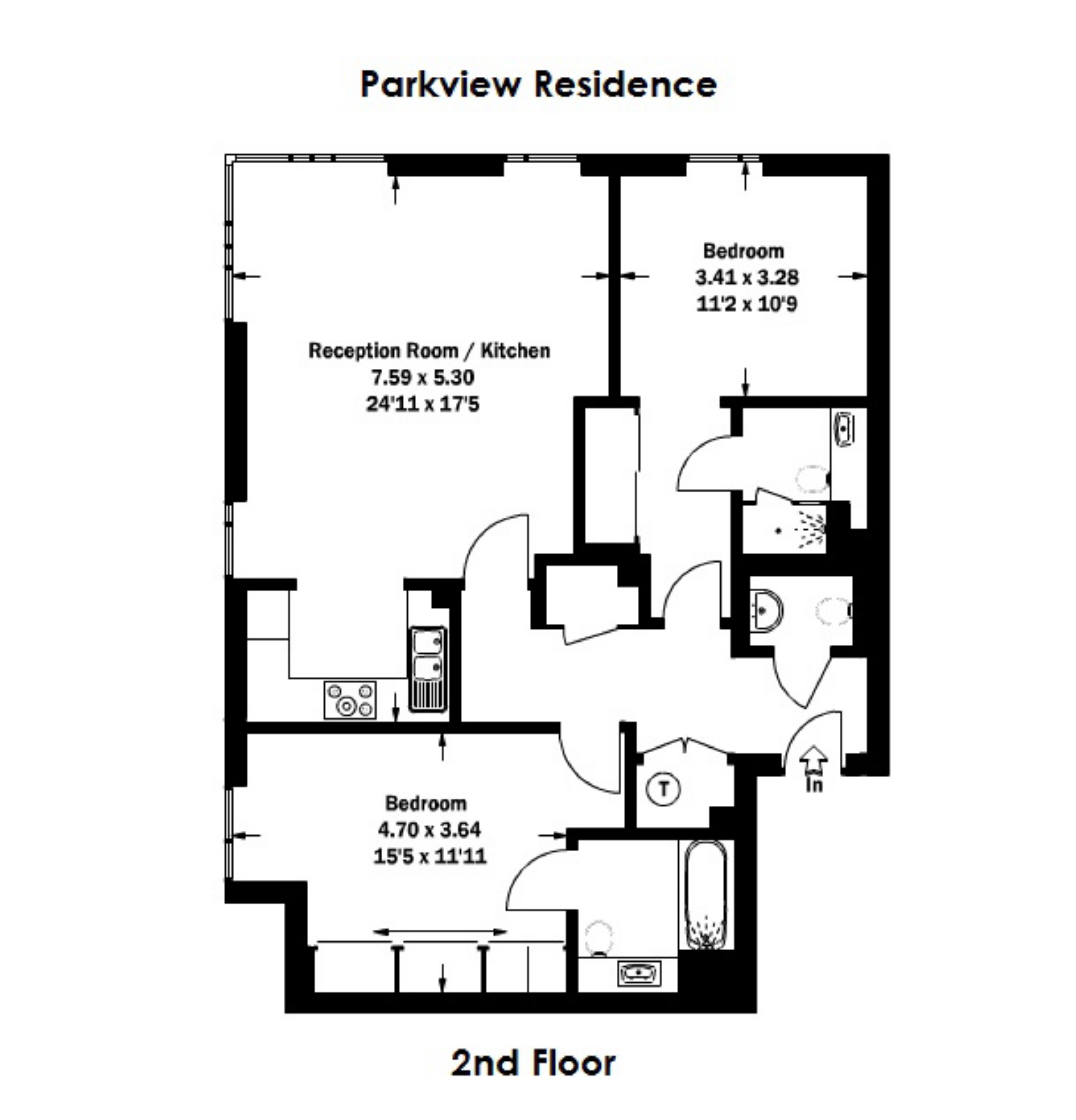 2 Bedrooms Flat to rent in Parkview Residence, 219 Baker Street, Marylebone, London NW1