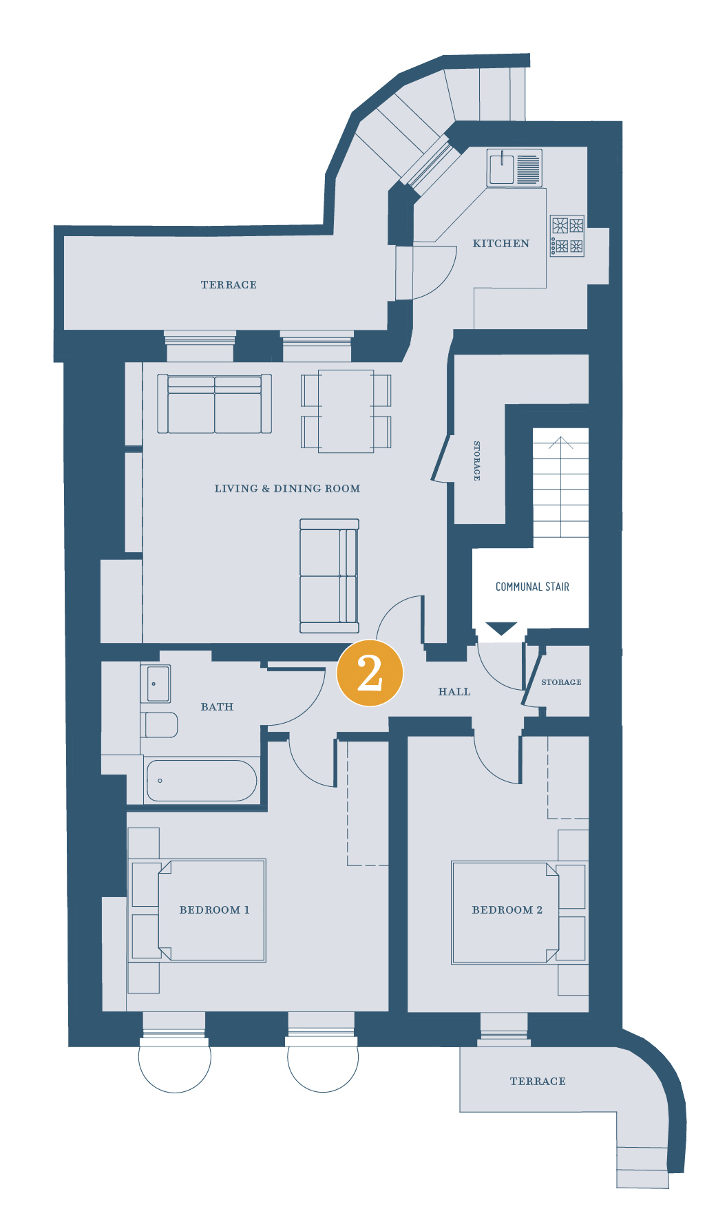 2 Bedrooms Flat for sale in Harlow Road, High Wycombe HP11