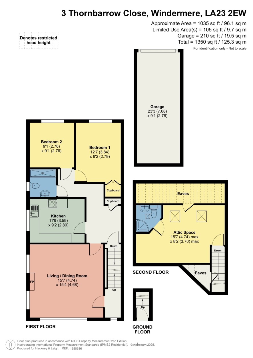 3 Thornbarrow Close, Thornbarrow Road, Windermere floorplan