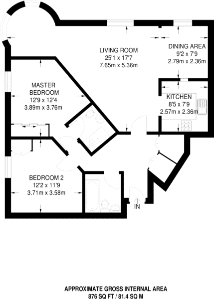2 Bedrooms Flat for sale in Woking, Surrey GU21