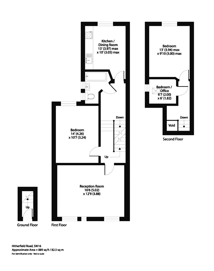Hitherfield Road, London floorplan