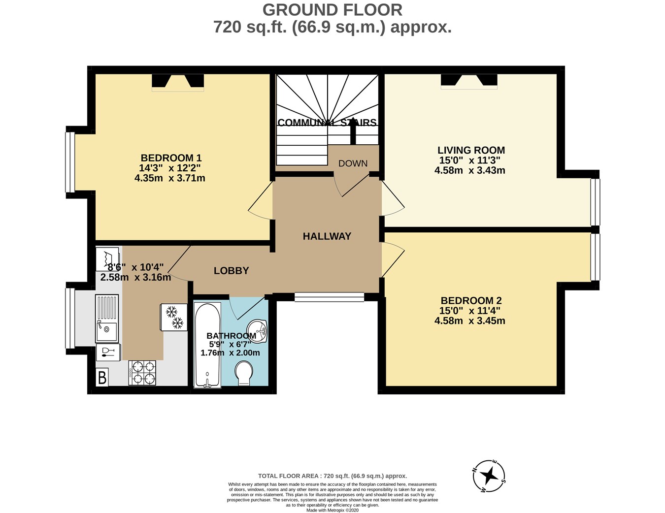 2 bed flat for sale in West Parade, BexhillOnSea TN39 Zoopla