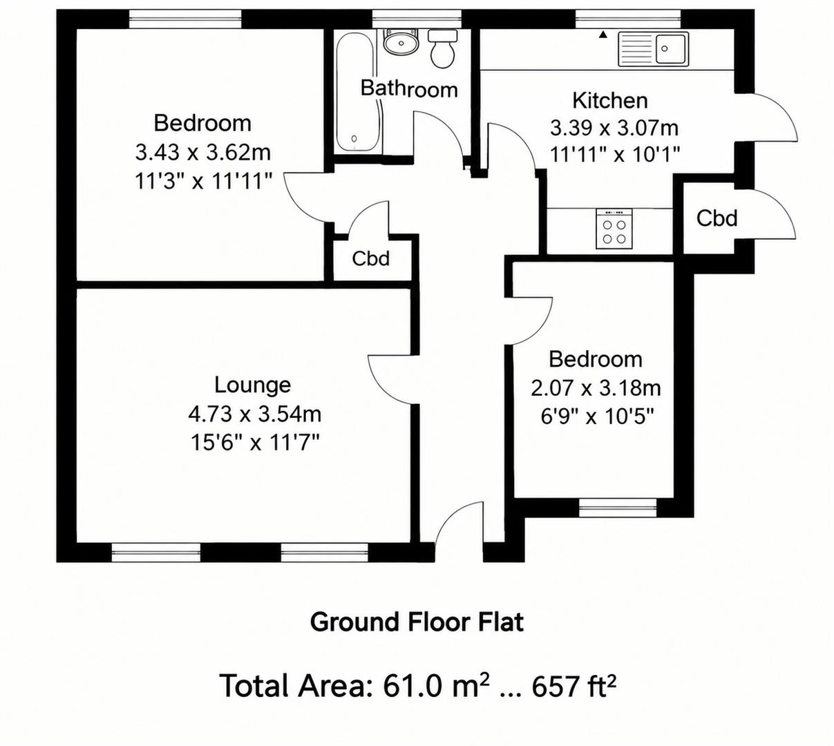 Barnet Way, Hove floorplan