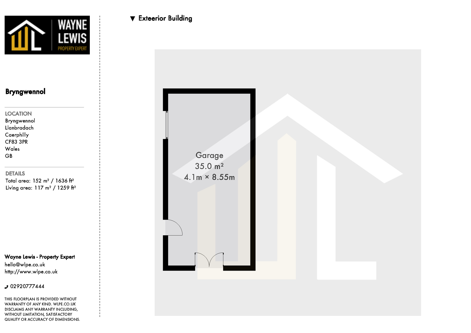 1, Bryngwennol, Caerphilly floorplan