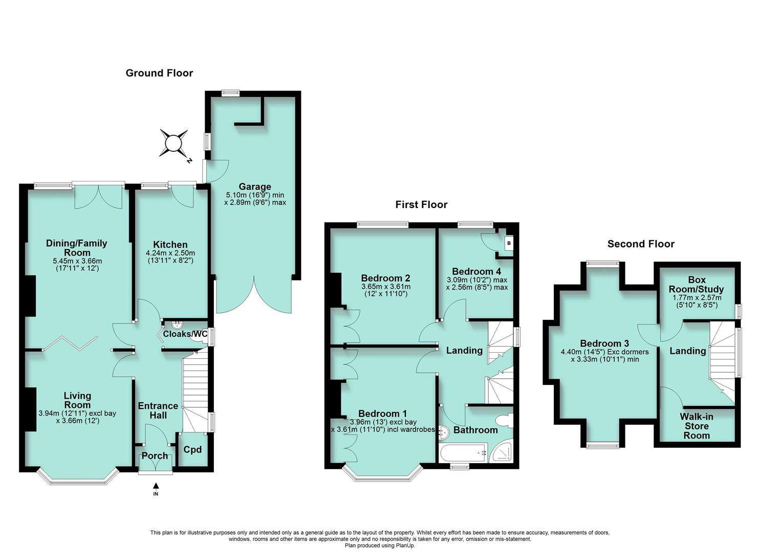 83, Croyland Road, Wellingborough floorplan