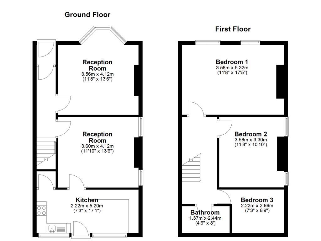 56, Garden Walk, Preston floorplan